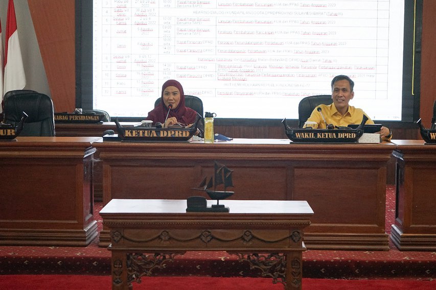 DPRD Sulbar Gelar rapat Bamus untuk Persiapan Pembahasan KUA-PPAS Tahun 2023